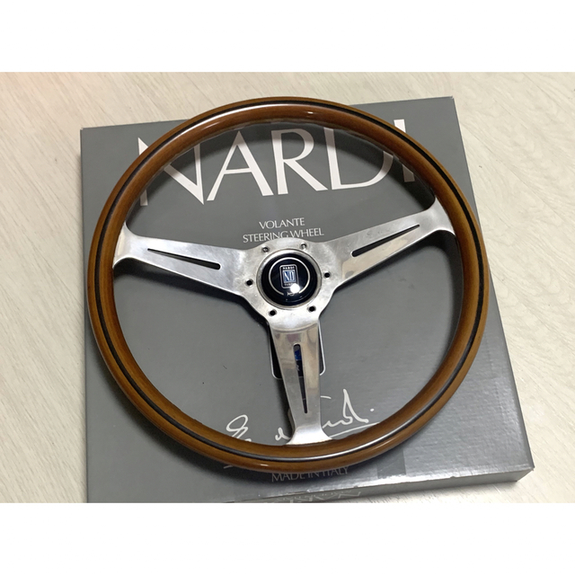 NARDI Classic】36.5Φ ウッドステアリング 良好 即決大歓迎 - www ...