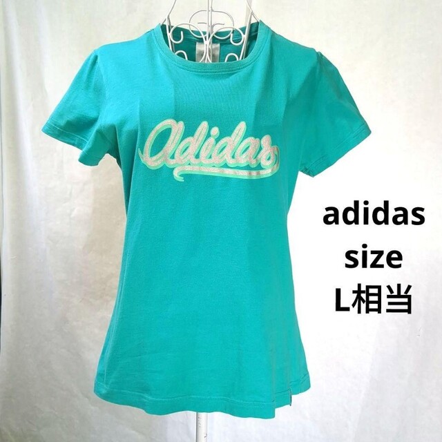 adidas(アディダス)のadidas　アディダス　レディース半袖Tシャツ　レディースTシャツ レディースのトップス(Tシャツ(半袖/袖なし))の商品写真
