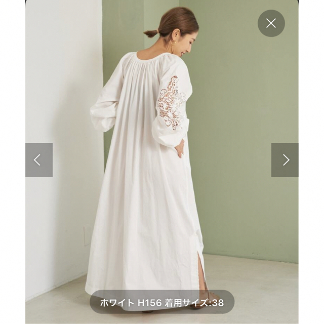 Plage - ethnic lace gownワンピース38サイズ ホワイトの通販 by プー ...