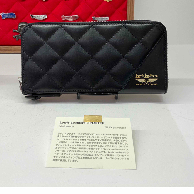 Lewis Leathers × PORTER LONG WALLET  限定品