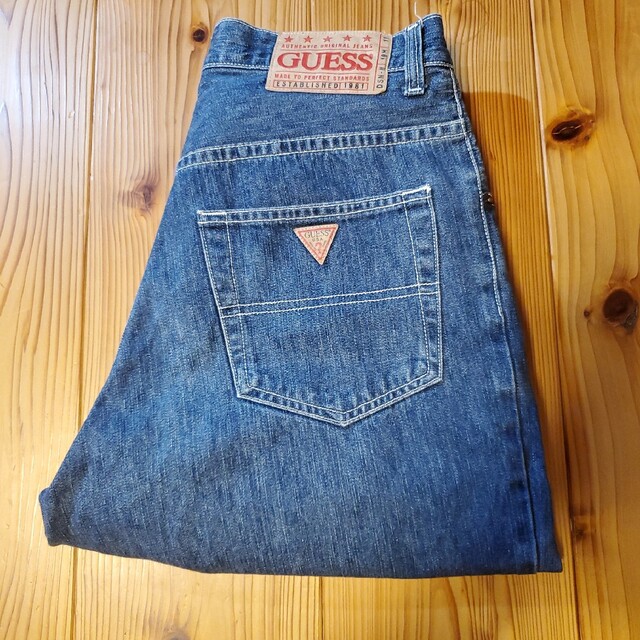 GUESS(ゲス)の90s GUESS denimshortpants USA製 メンズのパンツ(ショートパンツ)の商品写真