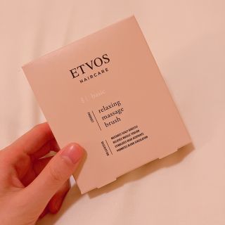 エトヴォス(ETVOS)のETVOS リラクシングマッサージブラシ マットピンク(スカルプケア)