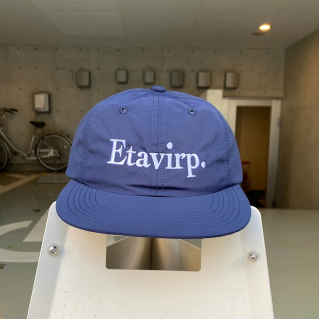 etavirp Nylon Logo Cap Navy × White 帽子-