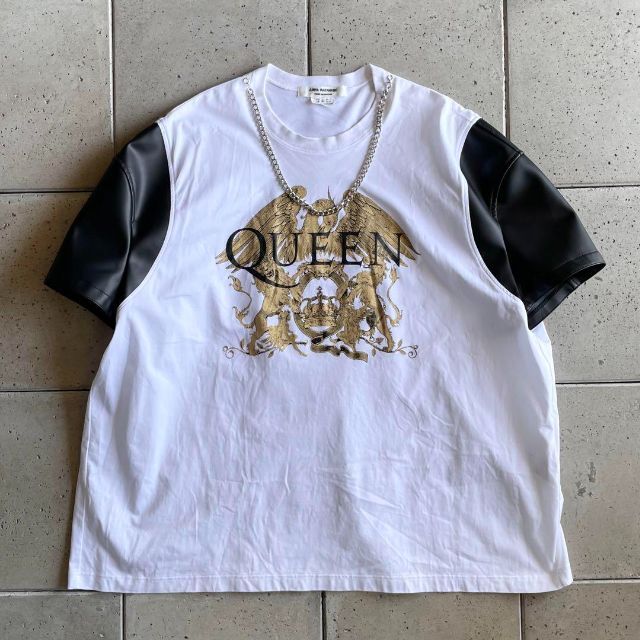 2022AW ジュンヤワタナベ コムデギャルソン QUEEN切替ビッグTシャツ