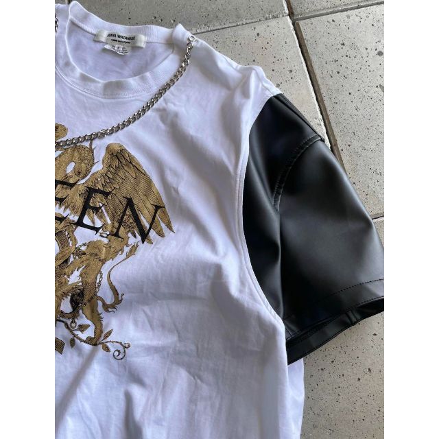 2022AW ジュンヤワタナベ コムデギャルソン QUEEN切替ビッグTシャツ