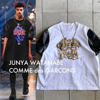 2022AW ジュンヤワタナベ コムデギャルソン QUEEN切替ビッグTシャツ
