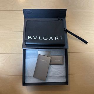 ブルガリ(BVLGARI)のBVLGARI×FRAGMENT レザークラッチバッグ(セカンドバッグ/クラッチバッグ)