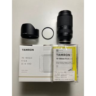 タムロン(TAMRON)のTAMRON 70-180mm F/2.8 Di III VXD  A056(レンズ(ズーム))