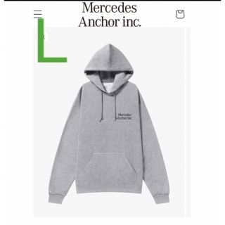 ワンエルディーケーセレクト(1LDK SELECT)のMercedes Anchor Inc. Hoodie グレー Lサイズ(パーカー)