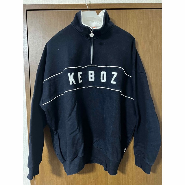 ケボズ　keboz ハーフジップトレーナー