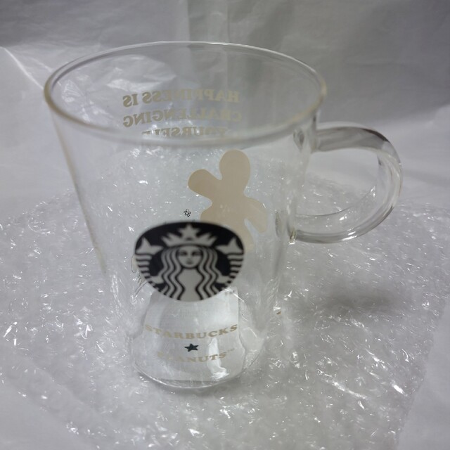 Starbucks Coffee(スターバックスコーヒー)のSTARBUCKS　SNOOPY　グラスマグ PEANUTS インテリア/住まい/日用品のキッチン/食器(グラス/カップ)の商品写真