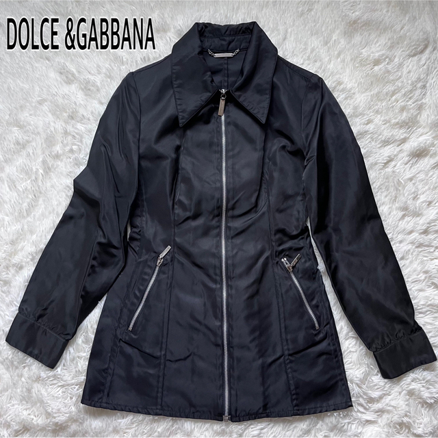 DOLCE &GABBANA スプリングコート　ブラック　ショート丈　サイズ40