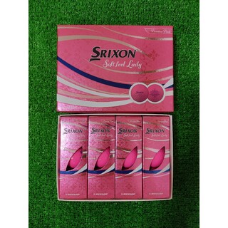 Srixon - DUNLOP ゴルフボール SRIXON ソフトフィールレディ 1ダース ピンク