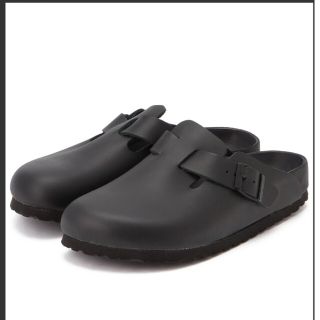 ビルケンシュトック(BIRKENSTOCK)のBIRKENSTOCK　ボストン　ブラック EXQ(スリッポン/モカシン)