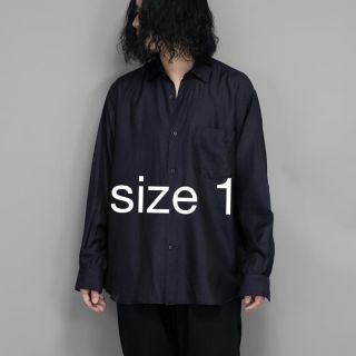 COMOLI - COMOLI ウールシルクコモリシャツ size 1 22ssの通販 by