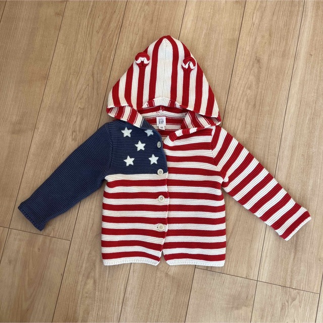 babyGAP(ベビーギャップ)のbaby GAP カーディガン　アウター キッズ/ベビー/マタニティのキッズ服女の子用(90cm~)(カーディガン)の商品写真