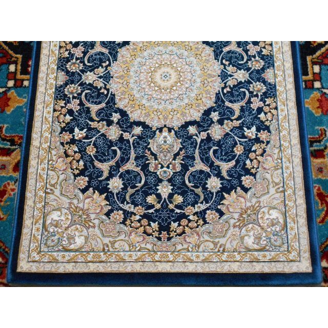 再入荷！225万ノット、超高密度織！イラン産絨毯 60×90cm‐201601 2