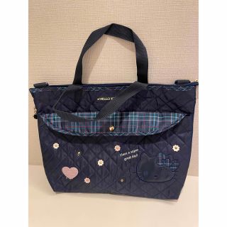 サンリオ(サンリオ)の２WAYレッスンバッグ  Hello Kitty Navy(レッスンバッグ)