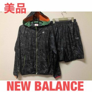 ニューバランス(New Balance)の美品　NEW BALANCE ニューバランス　ナイロン　セットアップ　上下セット(ナイロンジャケット)