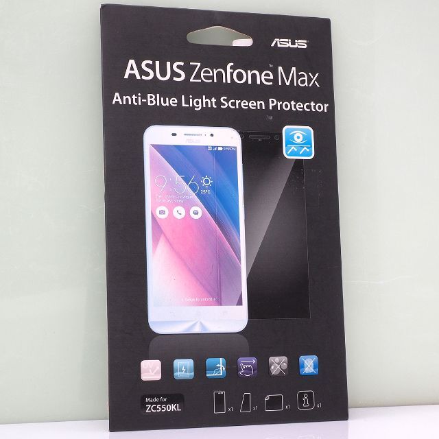 ZenFone Max ZC550KL 用 ASUS 純正 液晶保護フィルム スマホ/家電/カメラのスマホアクセサリー(保護フィルム)の商品写真