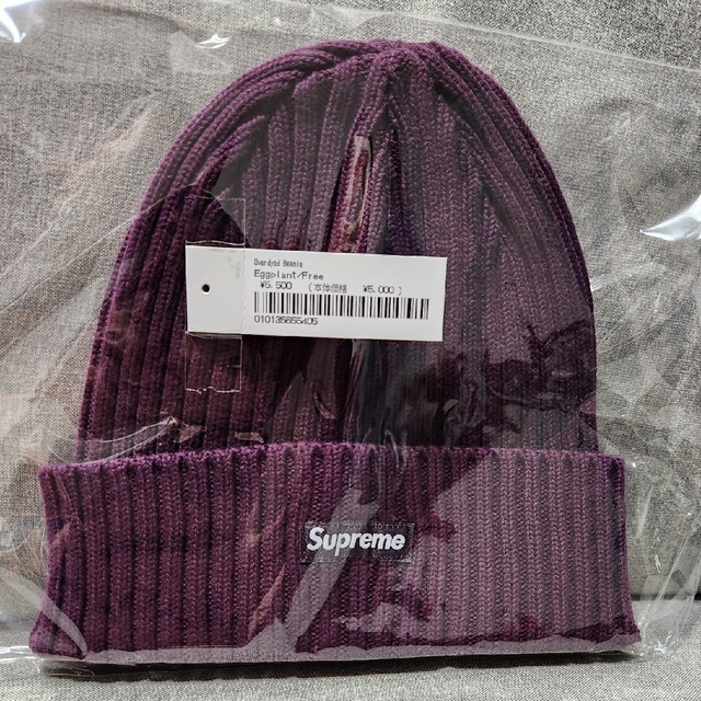 公式売れ筋 ⭐Supreme 23SS Overdyed Beanie⭐新品 week1 - 帽子