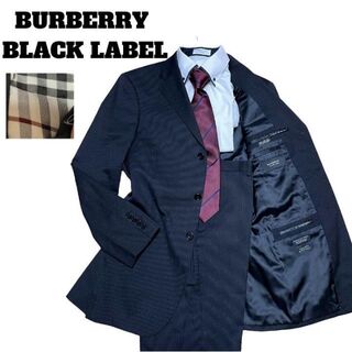 バーバリーブラックレーベル(BURBERRY BLACK LABEL)の【美品】バーバリーブラックレーベル　Super110s❜　スーツ　サイズ40(セットアップ)