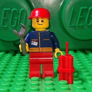 レゴ(Lego)の【新品】LEGO 作業員 レゴ ミニフィギュア アイテム(その他)