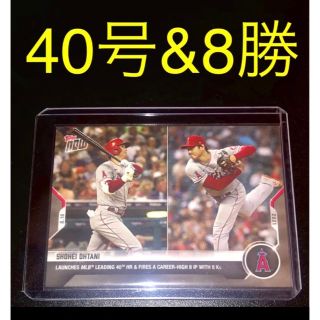 【40号ホームラン&8勝】大谷 翔平 topps now 677トップス WBC