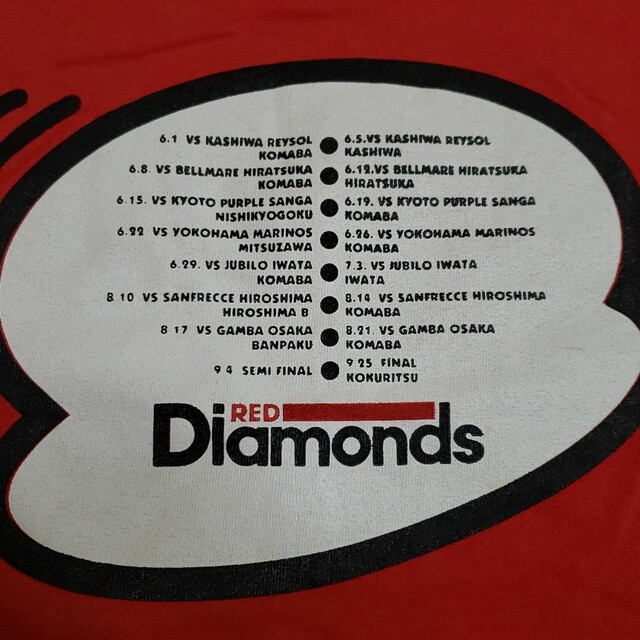 浦和レッズ　FRUIT OF THE LOOM　ナビスコカップ1996 Tシャツ 8
