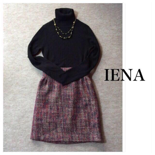 IENA(イエナ)のIENA♡ツイードスカート レディースのスカート(ひざ丈スカート)の商品写真