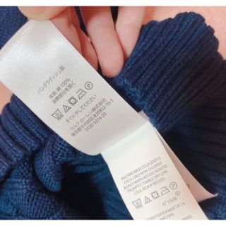 【新品未使用・タグ付き】ポロラルフローレン ケーブルニットネイビー XS