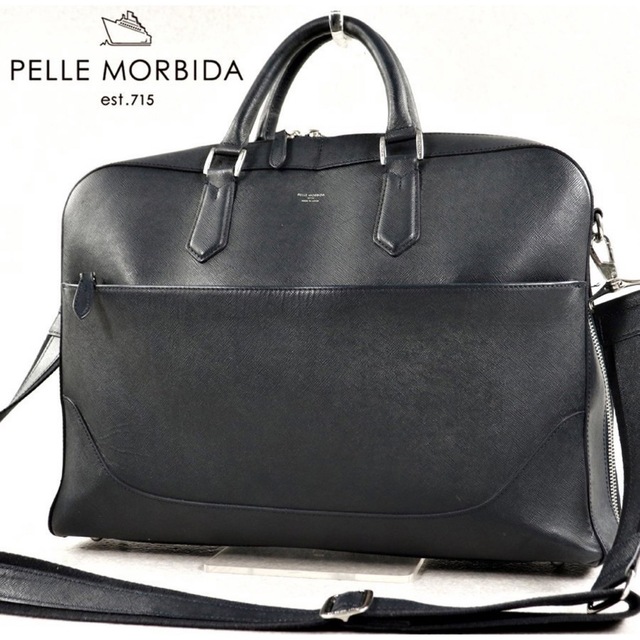 PELLE MORBIDA 牛革 エンボスレザー 2WAY ビジネスバッグ | labiela.com