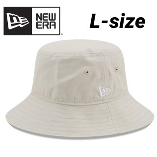 ニューエラー(NEW ERA)のニューエラ バケットハット ホワイト ベージュ グレー L(ハット)