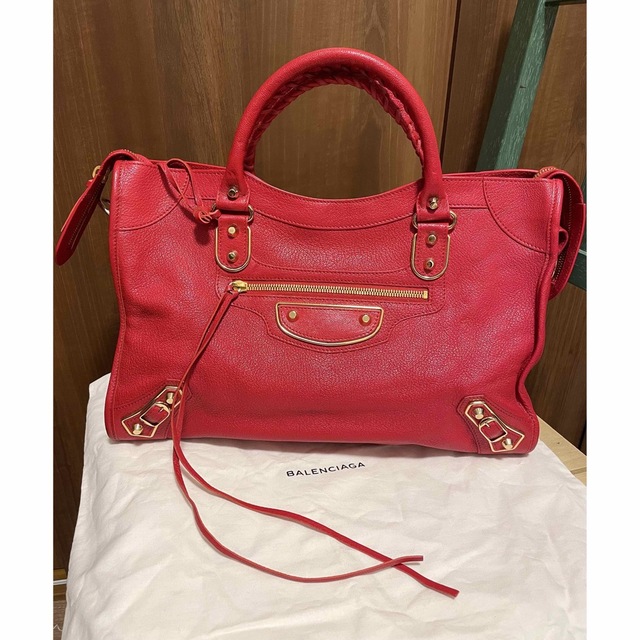 【美品】BALENCIAGA ／ クラシックシティ レザー 2WAYハンドバッグ