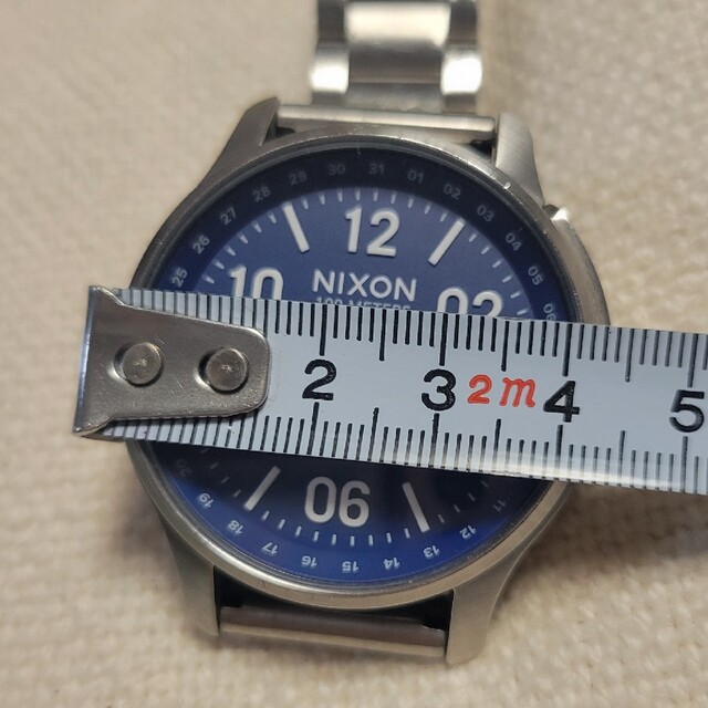 NIXON(ニクソン)の【NIXON】Ascender 100METERS 防水時計 日付&月の満ち欠け メンズの時計(金属ベルト)の商品写真