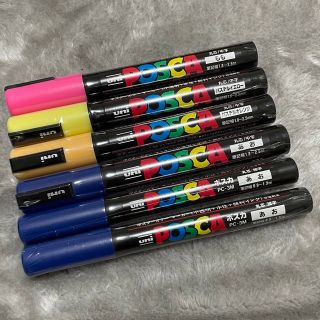 ミツビシエンピツ(三菱鉛筆)のポスカ POSCA 6本セット(ペン/マーカー)