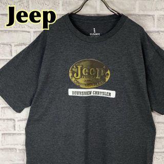 ジープ(Jeep)のJeep ジープ センターロゴプリント 両面デザイン Tシャツ 半袖 輸入品(Tシャツ/カットソー(半袖/袖なし))