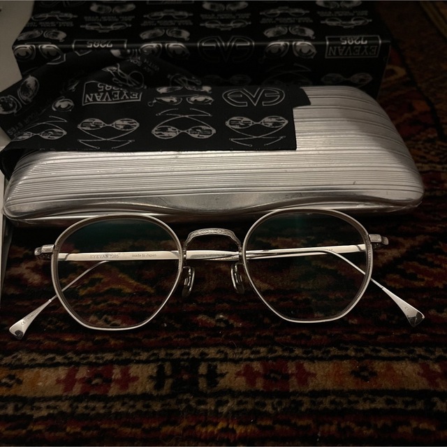 EYEVAN7285(アイヴァンセブントゥーエイトファイブ)のEYEVAN 7285 163 c.800 メガネ チタニウムフレーム メンズのファッション小物(サングラス/メガネ)の商品写真