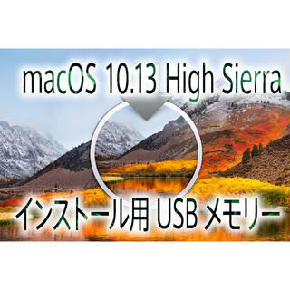 macOS High Sierra（10.13） インストール用高速USBメモリ(PCパーツ)