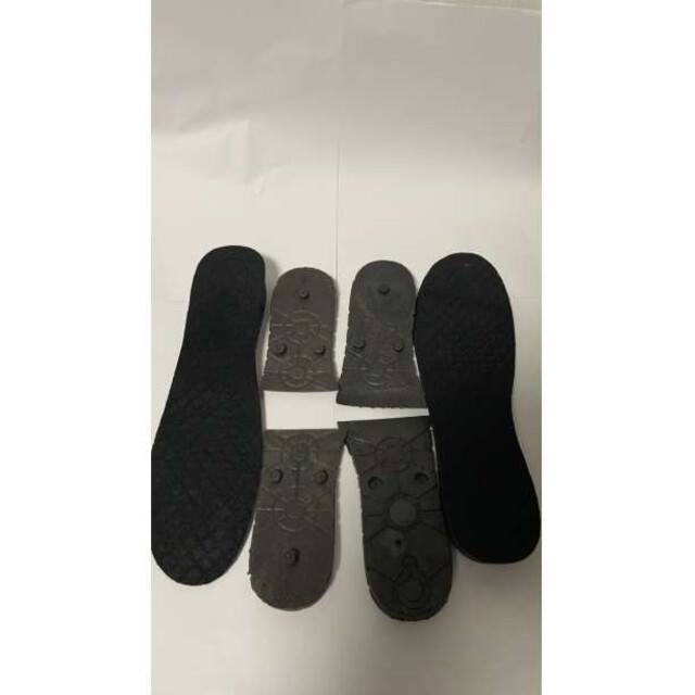 シークレットインソール 黒 調節可能 中敷き エアインソール インソール メンズの靴/シューズ(その他)の商品写真