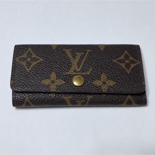 ルイヴィトン(LOUIS VUITTON)のルイヴィトン　4連　キーケース　シリアル有り(キーケース)