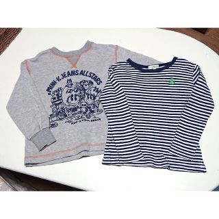 サンカンシオン(3can4on)のキッズトップス ロングTシャツ3can4on サンカンシオン ナルミヤ100cm(Tシャツ/カットソー)