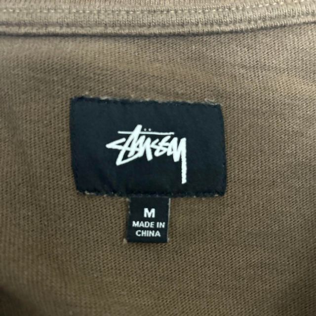 STUSSY(ステューシー)の【即完売モデル】ステューシー☆アーチ刺繍ビッグロゴ　超人気カラーロンT 入手困難 メンズのトップス(Tシャツ/カットソー(七分/長袖))の商品写真