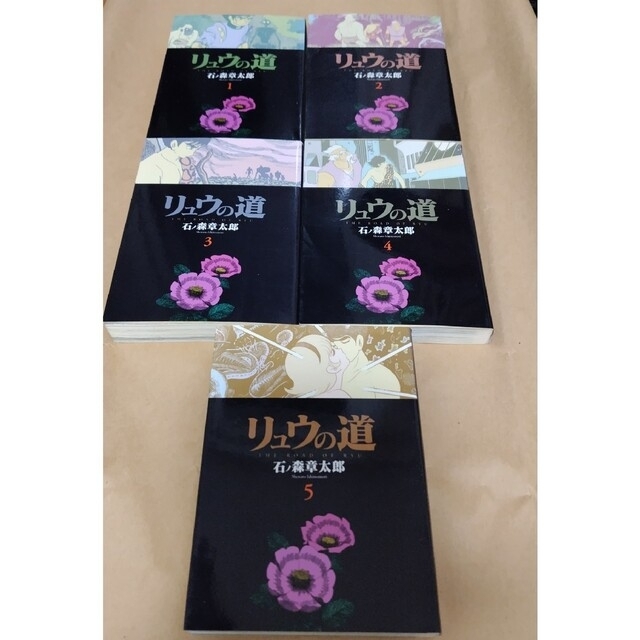 リュウの道 第1巻~5巻 全5巻完結 石ノ森章太郎 竹書房文庫