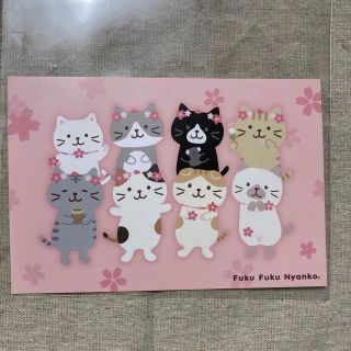 ★Fuku Fuku Nyanko ふくふくにゃんこ　ポストカード　３店舗限定(キャラクターグッズ)