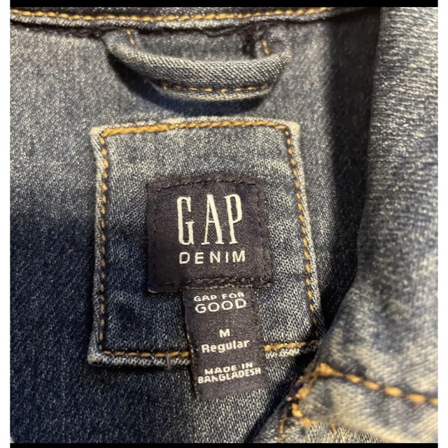 GAP Kids(ギャップキッズ)のGAP デニムジャケット、Gジャン　130 キッズ/ベビー/マタニティのキッズ服女の子用(90cm~)(ジャケット/上着)の商品写真