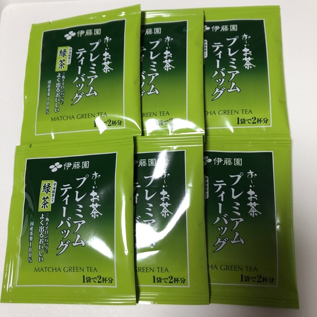 伊藤園　おーいお茶プレミアムティーバッグ6包 食品/飲料/酒の飲料(茶)の商品写真