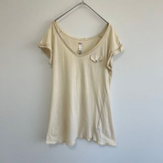 ザラ(ZARA)のザラ ティーアールエフ Tシャツ 半袖 飾りポケット(カットソー(半袖/袖なし))