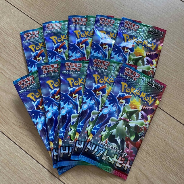 ポケモン(ポケモン)のトリプレットビート 10パック エンタメ/ホビーのトレーディングカード(Box/デッキ/パック)の商品写真