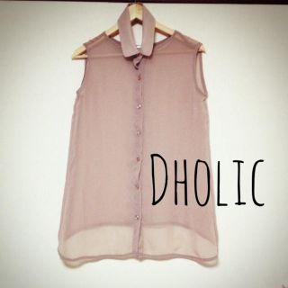 ディーホリック(dholic)のDholicシフォンノースリーブブラウス(シャツ/ブラウス(半袖/袖なし))